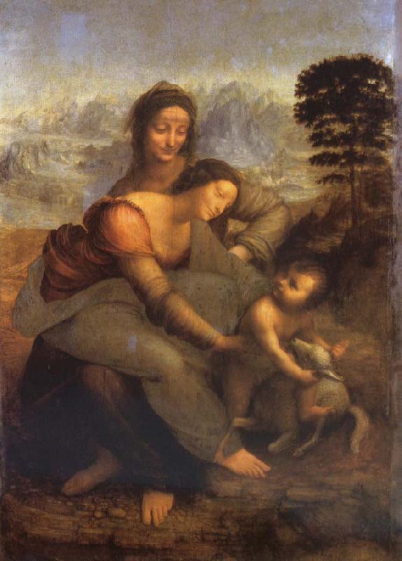 LEONARDO da Vinci Maria with Child and St. Anna Germany oil painting art